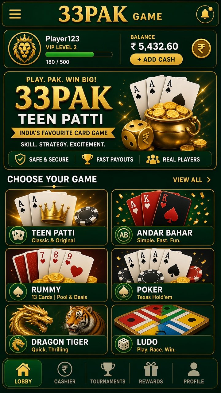33PAK GAME