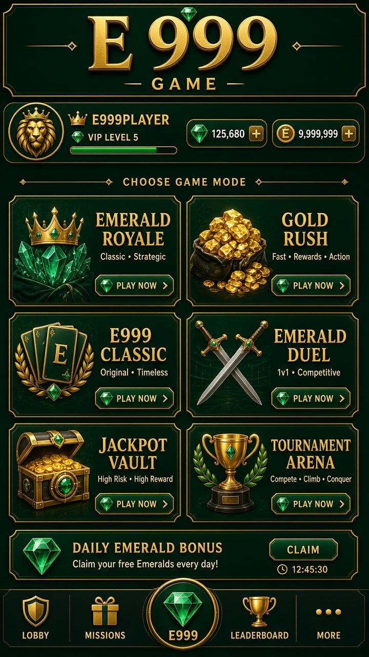 E 999 GAME