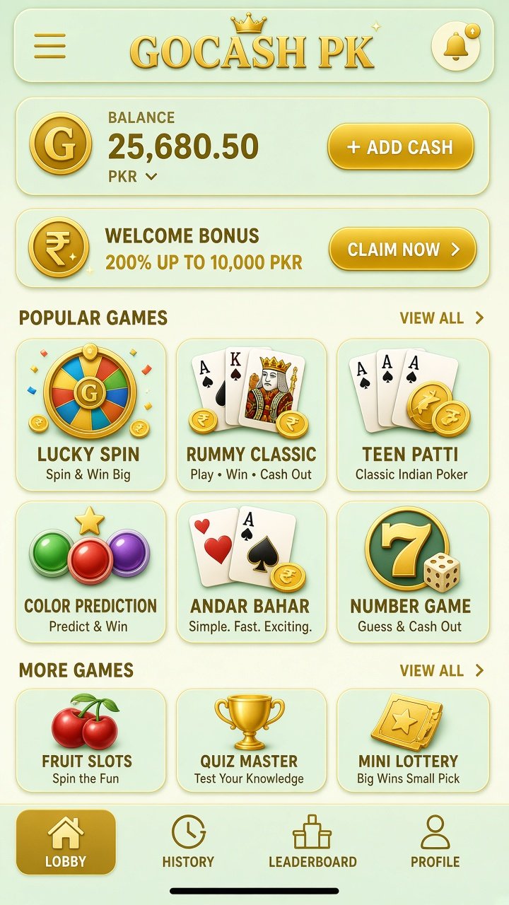 Gocash PK GAME