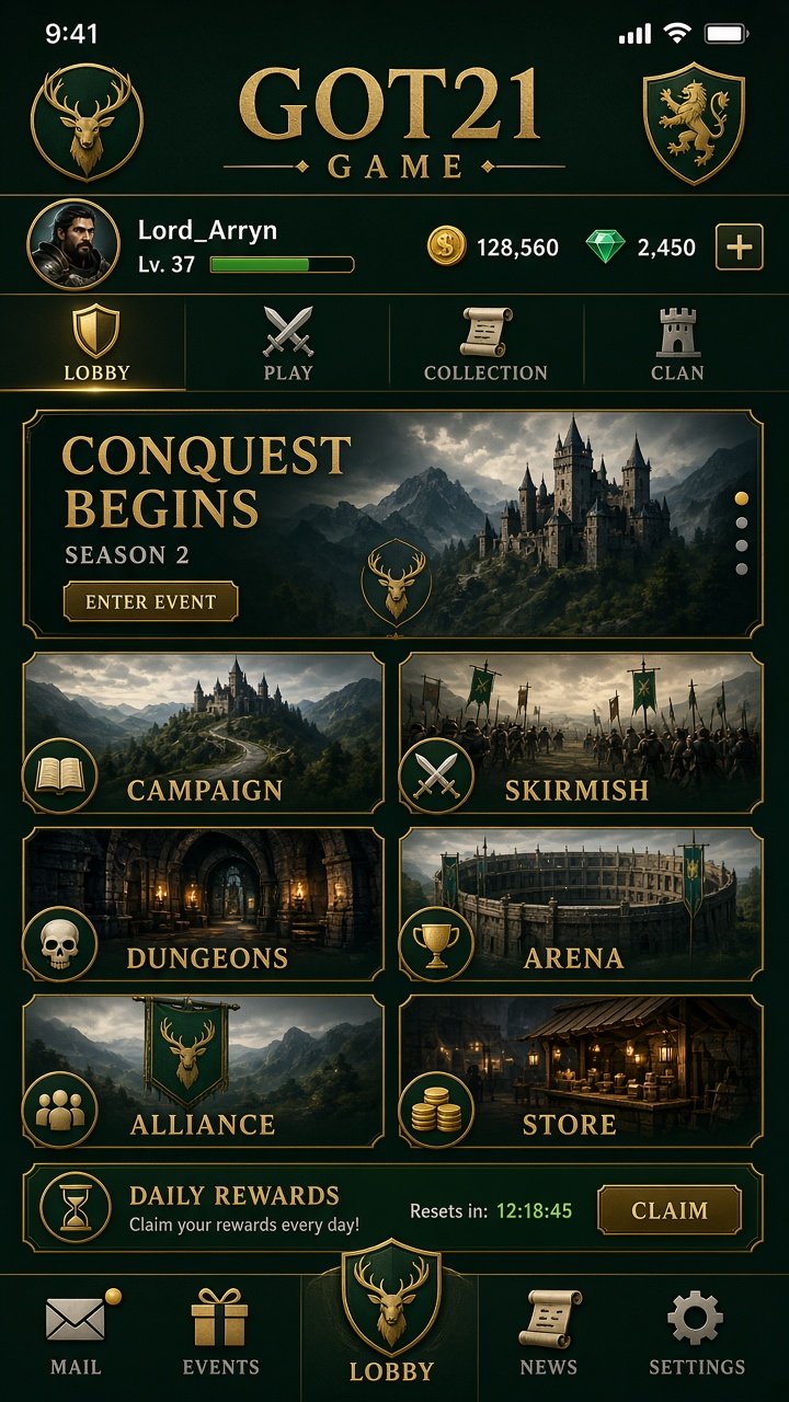 GOT21 GAME