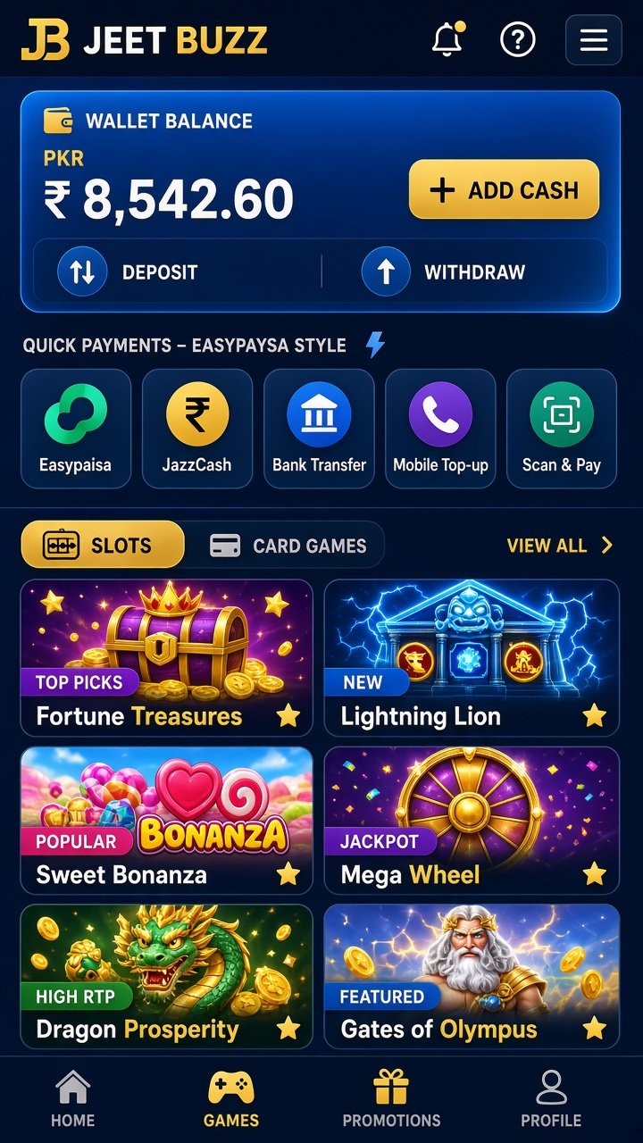 Jeet Buzz mobile game screen