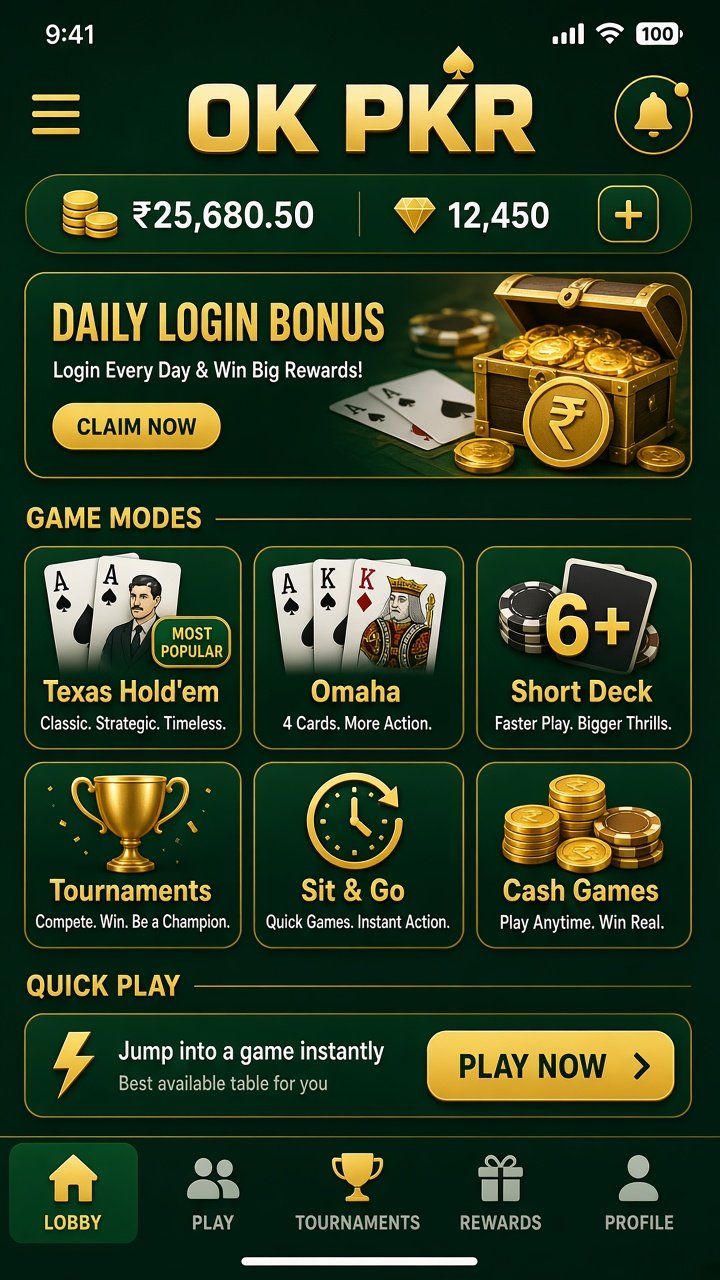 OK PKR GAME