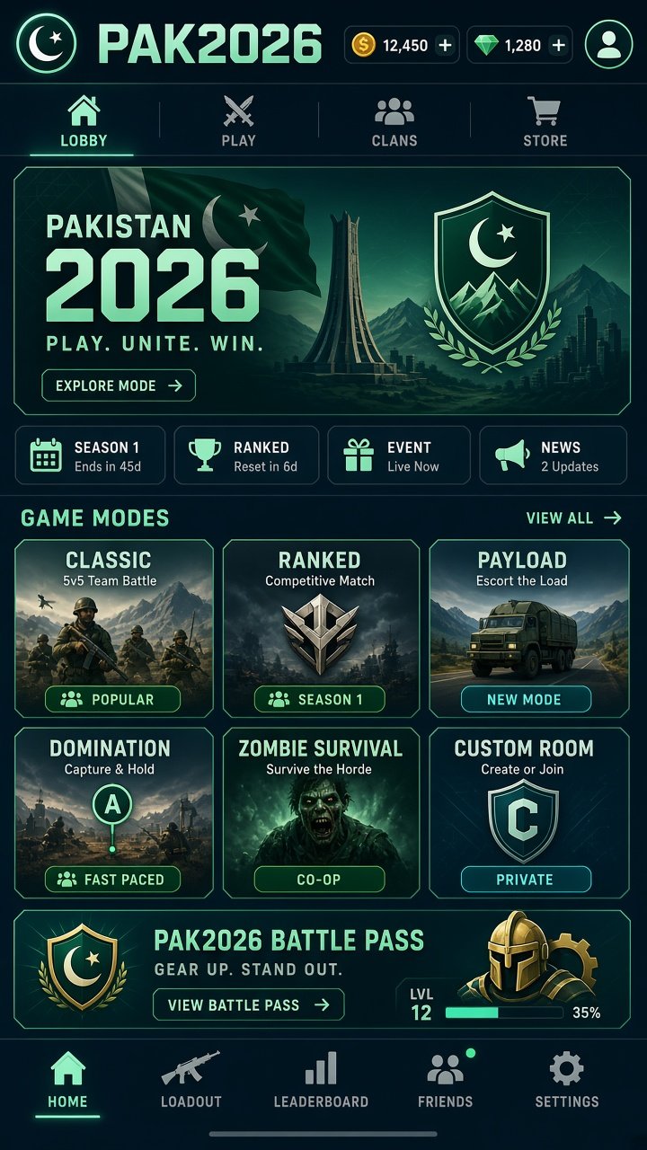 Pak2026 GAME