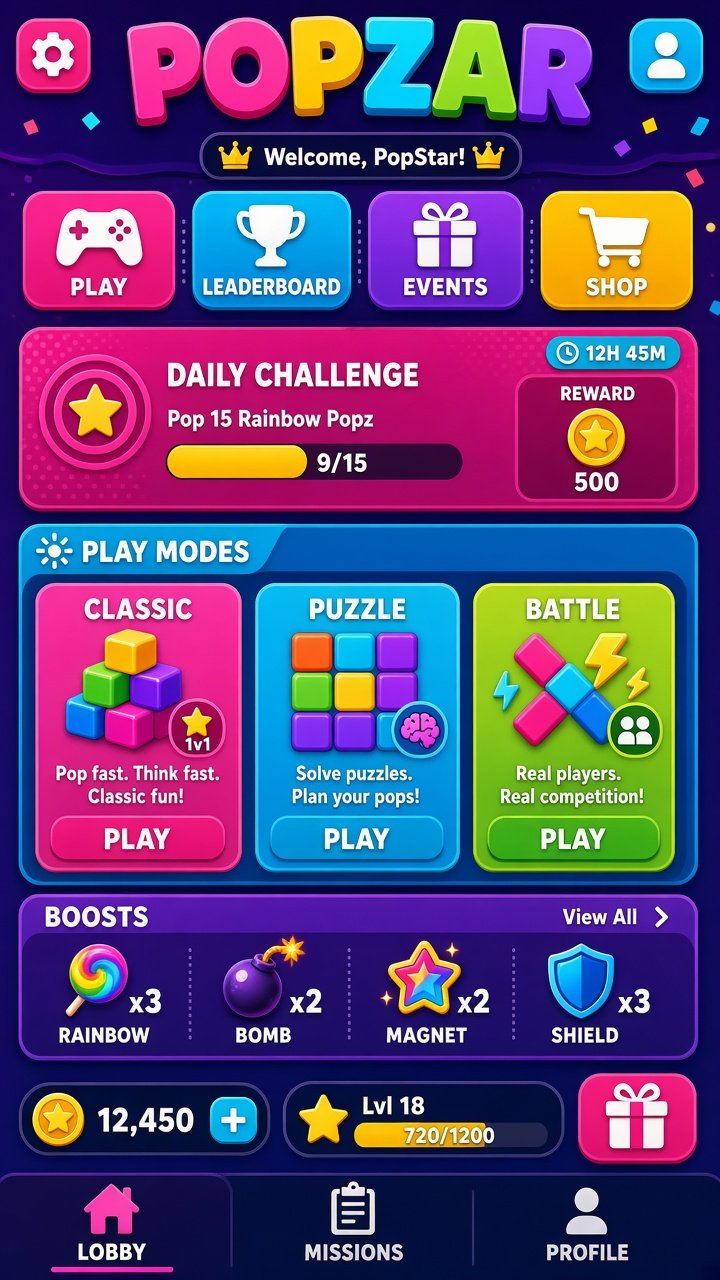 Popzar GAME