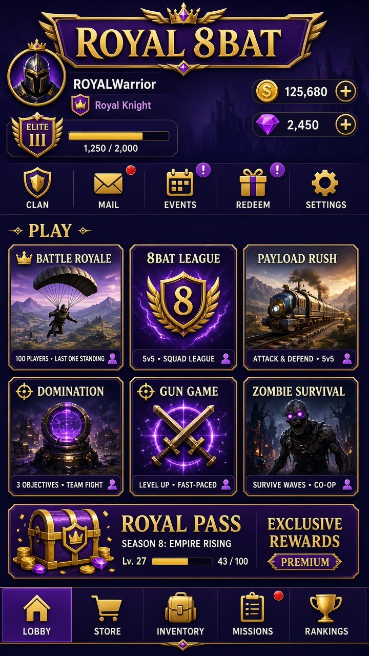 ROYAL 8BAT GAME
