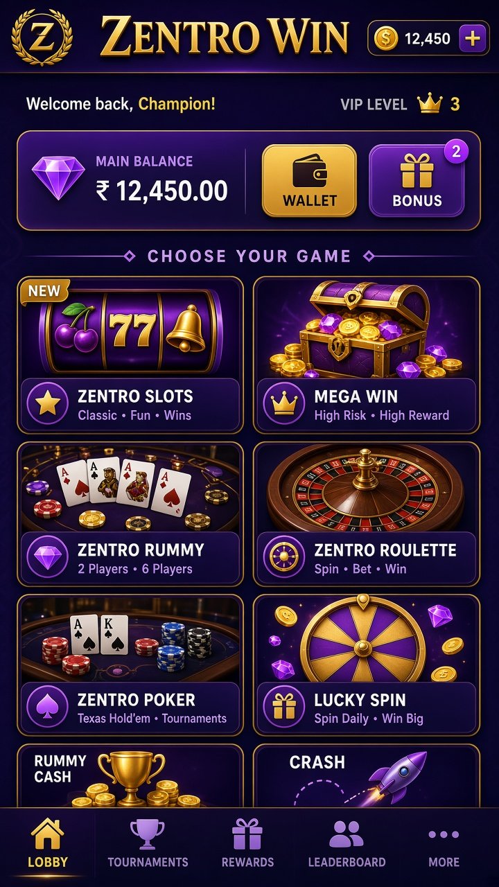 Zentro WIN GAME